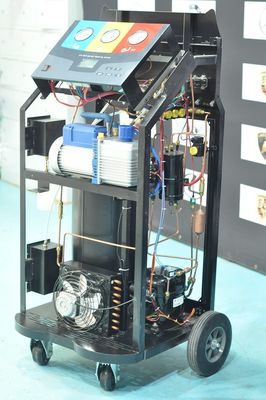 Hintergrundbeleuchtete R134a Wechselstrom-Wiederaufnahme-Maschinen-Vakuumpumpe mit Kondensator