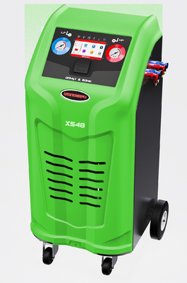 Doppelgas-Klimaanlagen-Wiederaufnahme-Maschine für Behälter R134a 1234yf 2 7 Zoll-Touch Screen