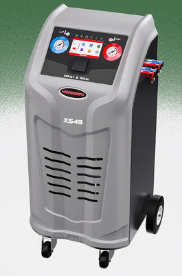 Doppelgas-Klimaanlagen-Wiederaufnahme-Maschine für Behälter R134a 1234yf 2 7 Zoll-Touch Screen