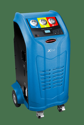 Blaue Klimaanlagen-Wiederaufnahme-Maschine 220V 1kw für Bus-LKWs